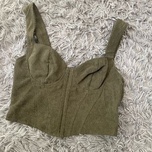 Corset Top - corduroy